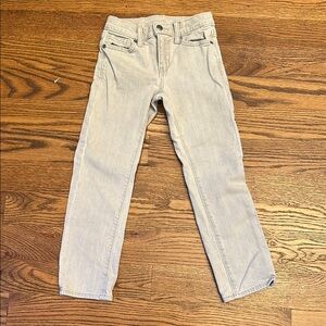 EUC Old Navy Kids Slim Fit Light Gray Jeans; Size 7